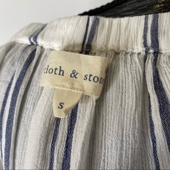 cloth & stone Striped Off Shoulder Top - Picture 10 of 11